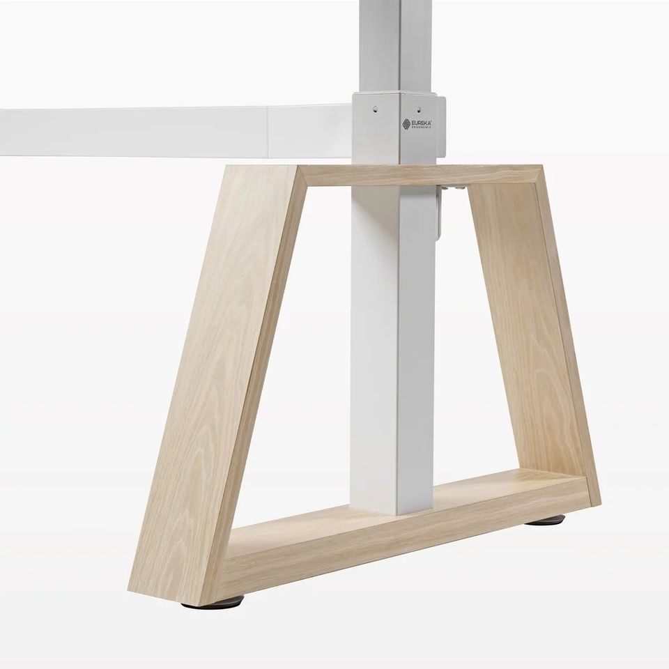 Eureka Ergonomic Ark 63” x 39” L-shaped Executive Adjustable Desk