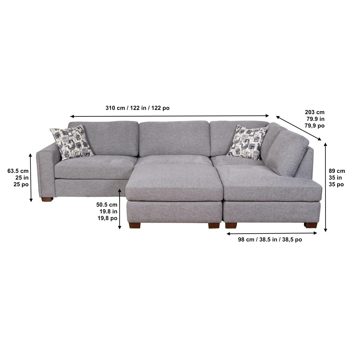 Maycen Fabric Sectional