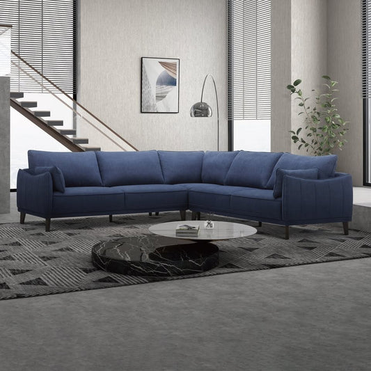 Gilman Creek Gemma Fabric Sectional - Blue