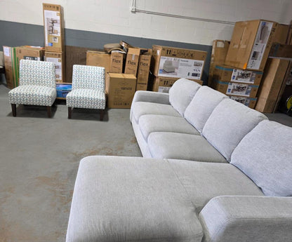 Norlander 2-Pc. Fabric Sectional with Chaise