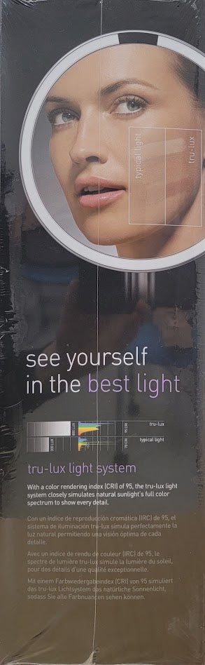 Simplehuman 8” Round LED Sensor Mirror with 5x and 10x Magnification &nbsp;Model ST3200