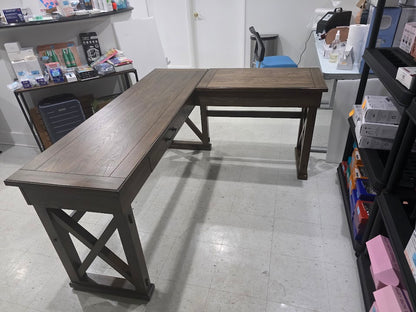 Bayside Furnishings Burke Corner Desk with Lift