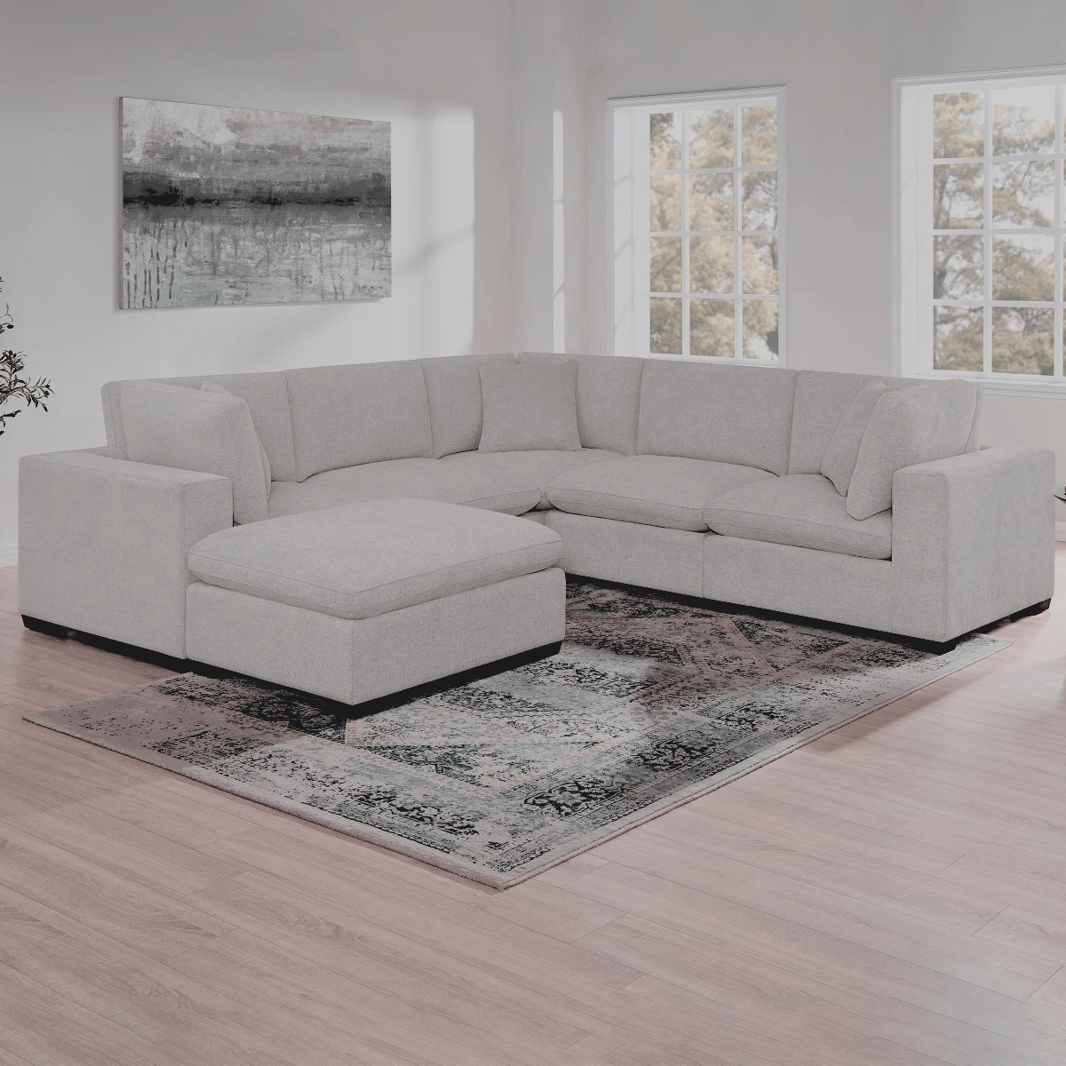 Thomasville Lowell 6-piece Modular Sectional