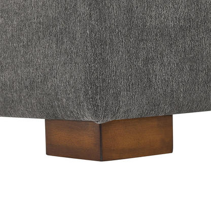 Thomasville Merran Fabric Sectional with Storage Seats and Storage Ottoman– In-Box
