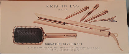 Kristin Ess Hair Signature Styling Set 3-in-1 Ceramic Flat Iron