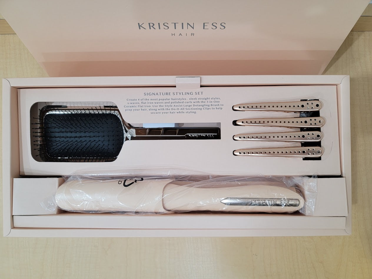 Kristin Ess Hair Signature Styling Set 3-in-1 Ceramic Flat Iron