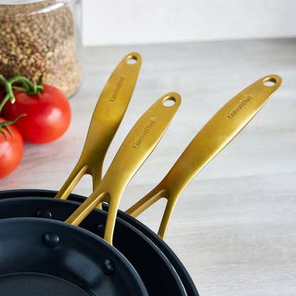 GreenPan Jewel Pro Ceramic Non-Stick 3-piece Fry Pan Set