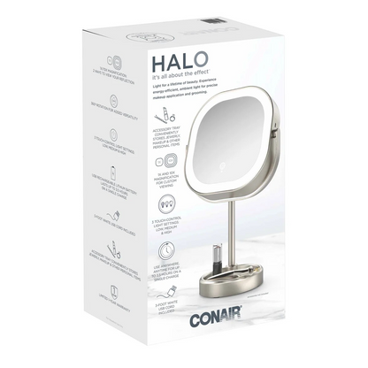 Conair LED Double-Sided 1x/10x Vanity Mirror