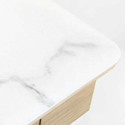 Ark Pro L-Shaped Standing Desk (Sintered Stone, 63"x23")