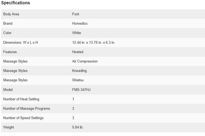 Homedics Shiatsu + Air 4.0 Foot Massager with Heat