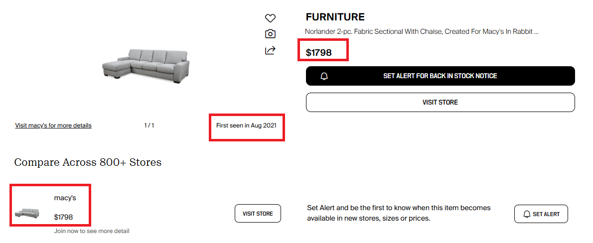 Norlander 2-Pc. Fabric Sectional with Chaise