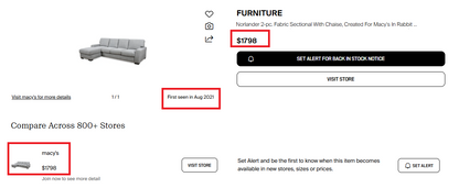 Norlander 2-Pc. Fabric Sectional with Chaise