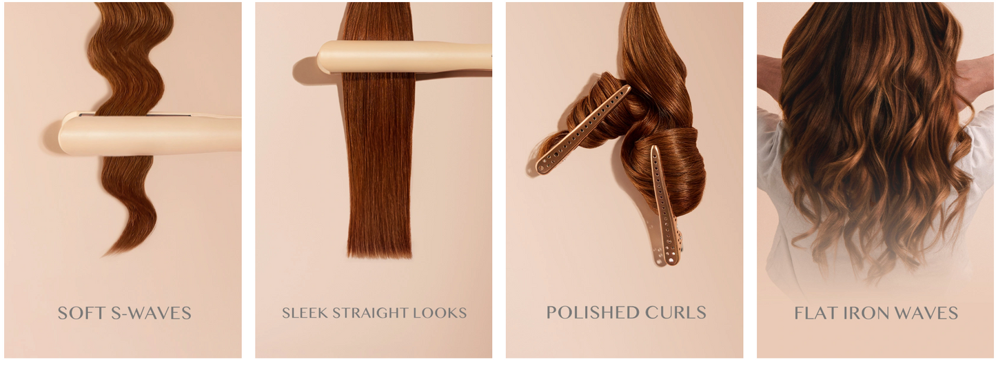 Kristin Ess Hair Signature Styling Set 3-in-1 Ceramic Flat Iron