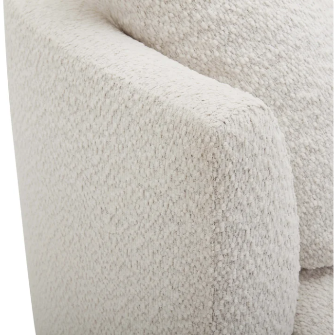 Holley Oversized Fabric Accent Chair with Storage Ottoman