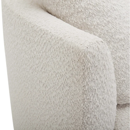 Holley Oversized Fabric Accent Chair with Storage Ottoman