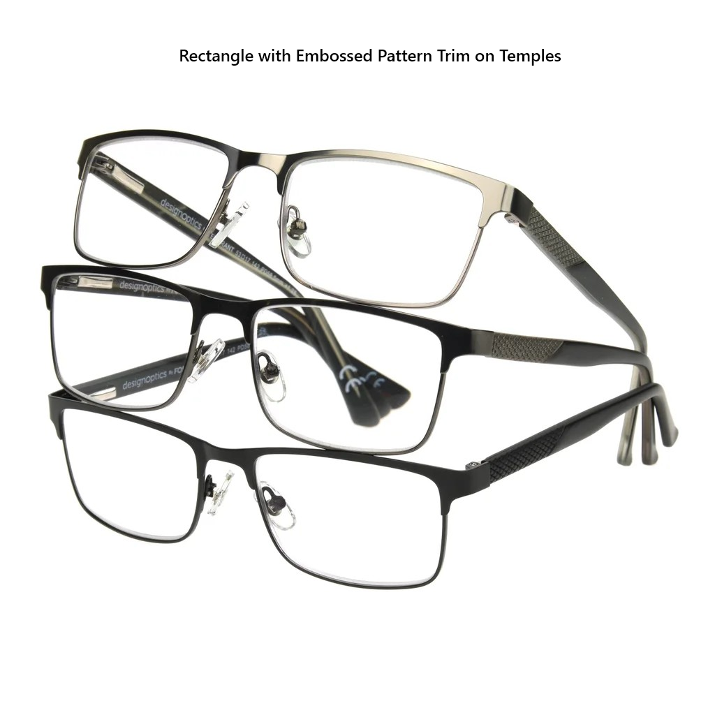 Design Optics by Foster Grant Dax Reading Glasses, 3-pack