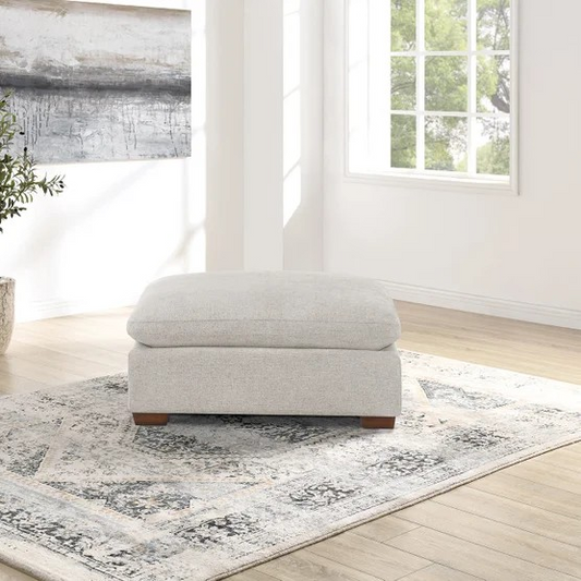 Thomasville Lowell Fabric Ottoman