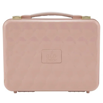 Glo Tech Beauty Case with LED Mirror, Pink