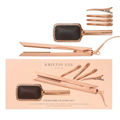 Kristin Ess Hair Signature Styling Set 3-in-1 Ceramic Flat Iron