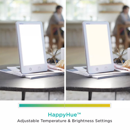 HappyLight Touch UV-Free LED Therapy Lamp 10,000 Lux White - Verilux: Seasonal Depression Relief, Wall Mountable