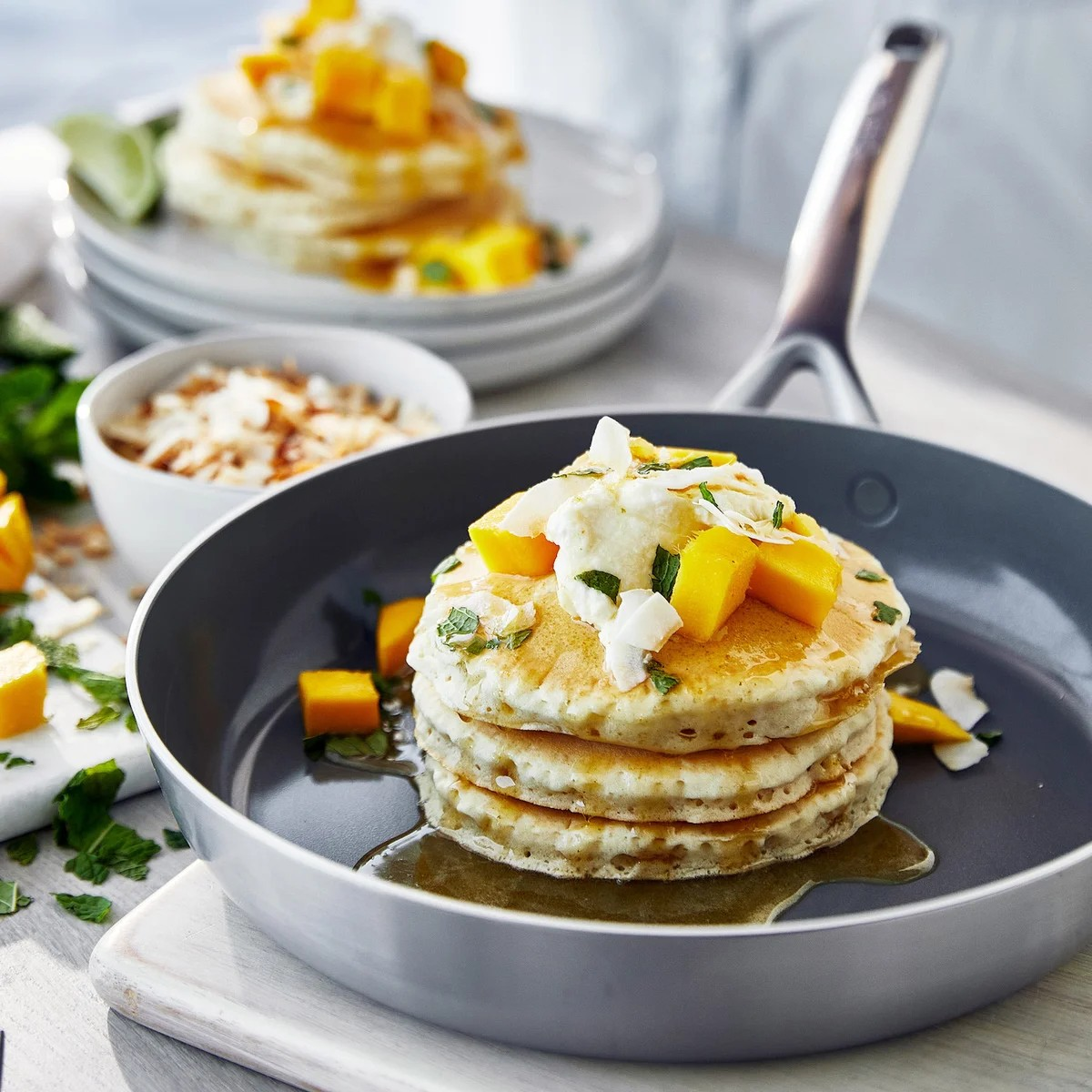 GreenPan GP5 Ceramic Non-Stick Stainless Steel 10-piece Cookware Set