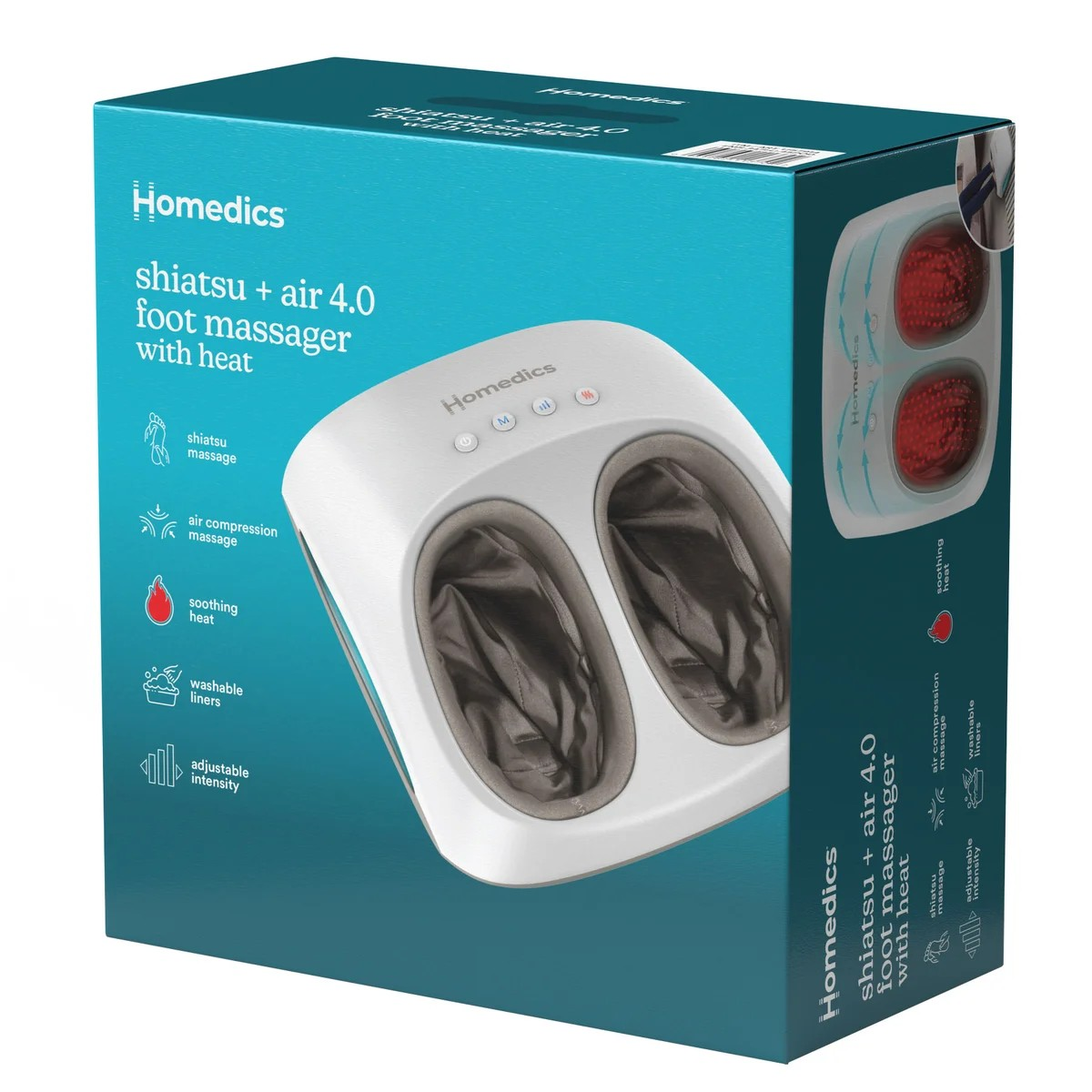 Homedics Shiatsu + Air 4.0 Foot Massager with Heat