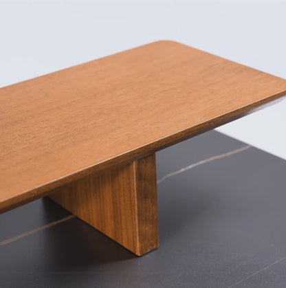 Ark Pro L-Shaped Standing Desk (Sintered Stone, 63"x23")