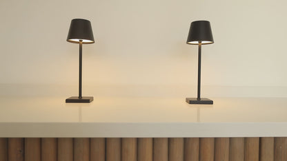 Mikasa Rechargeable 14-inch LED Lamps with Touch Control, Set of 2