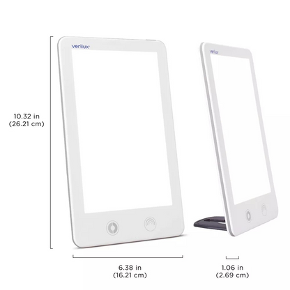 HappyLight Touch UV-Free LED Therapy Lamp 10,000 Lux White - Verilux: Seasonal Depression Relief, Wall Mountable