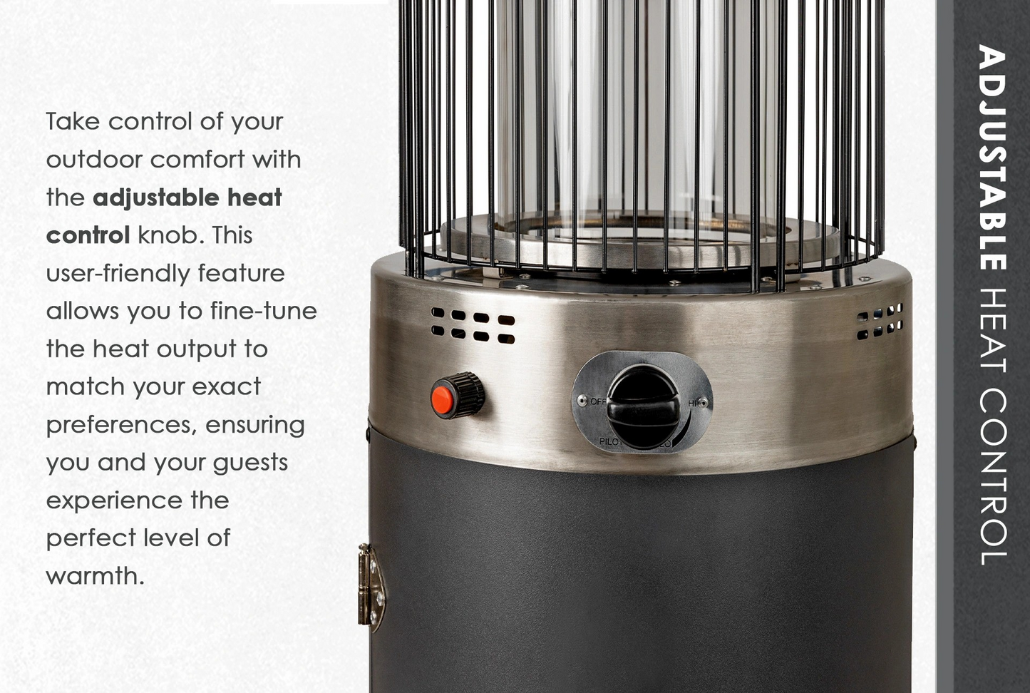 Fire Sense Spiral Flame Patio Heater