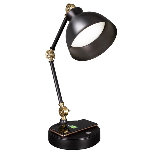 OttLite Wireless Charging LED Desk Lamp