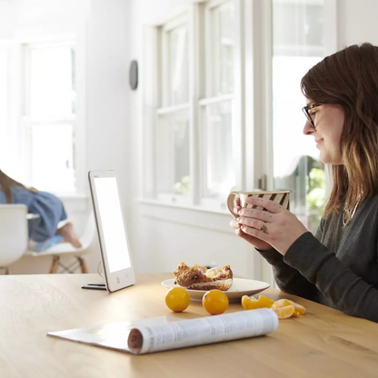 HappyLight Touch UV-Free LED Therapy Lamp 10,000 Lux White - Verilux: Seasonal Depression Relief, Wall Mountable